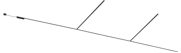Moderni sustav rasvjete na šini crni 1-fazni 1000 cm - Magnetic