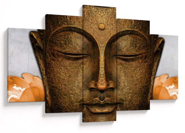 Slika kipa s detaljem lica (150x105 cm)