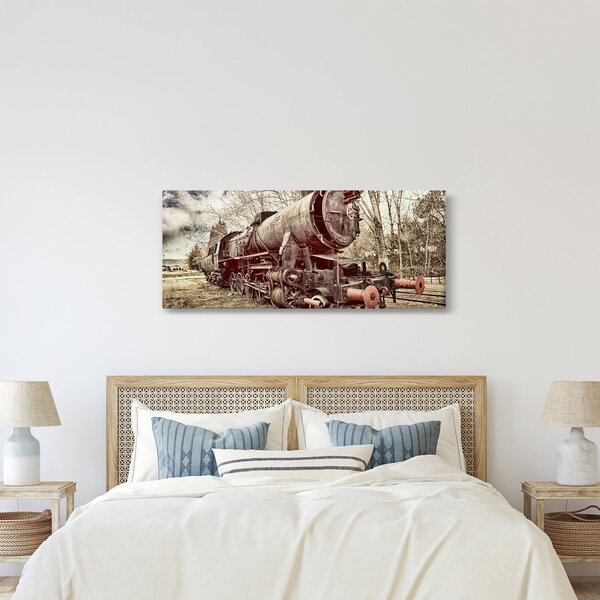 Povijesna slika lokomotive (120x50 cm)