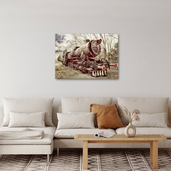 Povijesna slika lokomotive (70x50 cm)