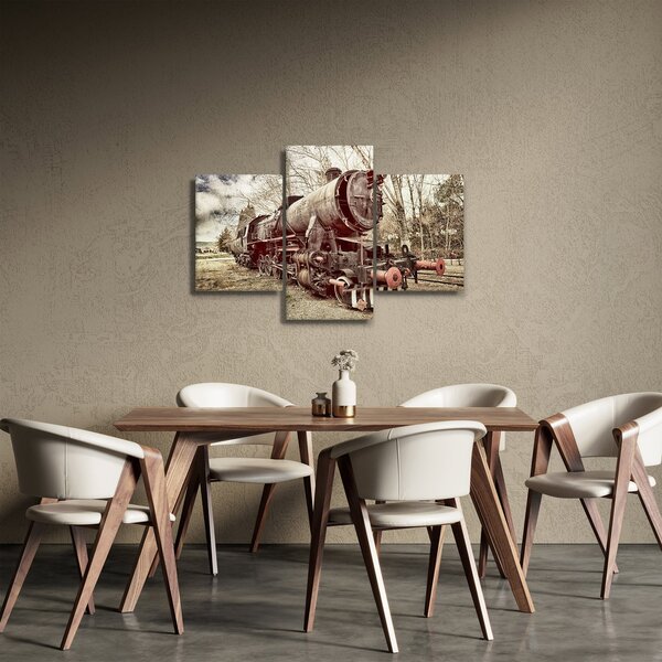 Povijesna slika lokomotive (90x60 cm)