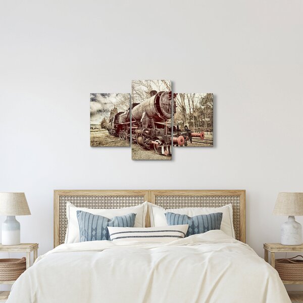 Povijesna slika lokomotive (90x60 cm)