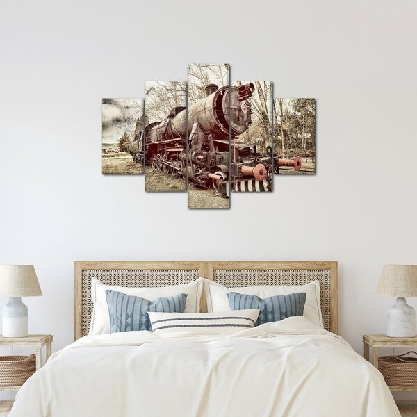 Povijesna slika lokomotive (150x105 cm)