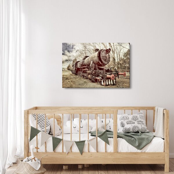 Povijesna slika lokomotive (90x60 cm)