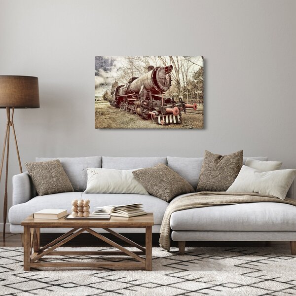 Povijesna slika lokomotive (90x60 cm)