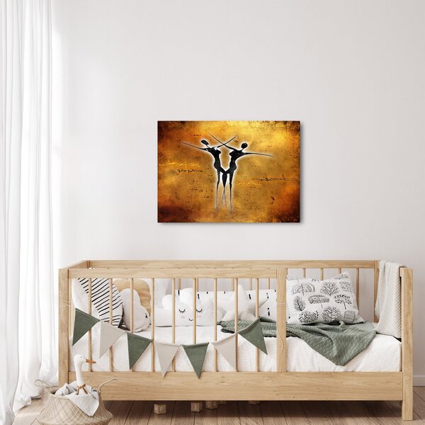 Slika naslikanog plesnog para (70x50 cm)