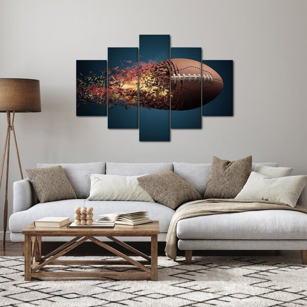 Slika - Ragbi lopta u akciji (150x105 cm)