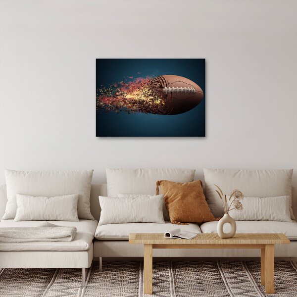 Slika - Ragbi lopta u akciji (70x50 cm)