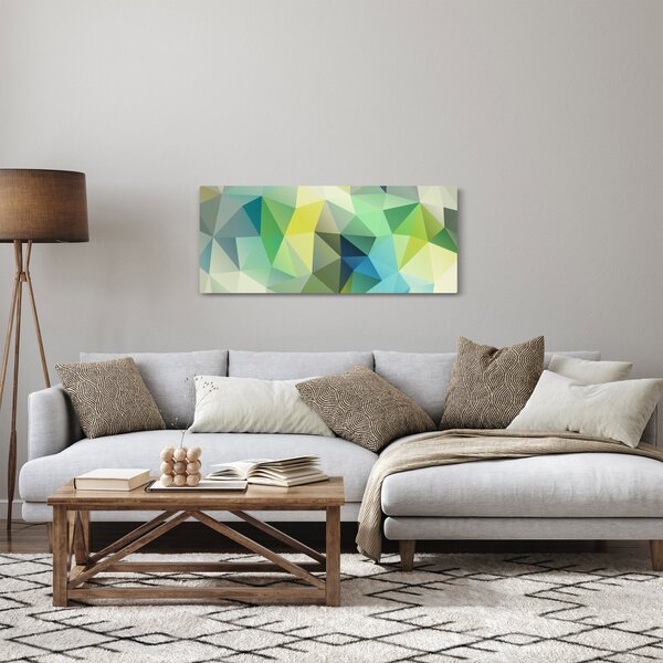 Slika geometrijske apstrakcije (120x50 cm)