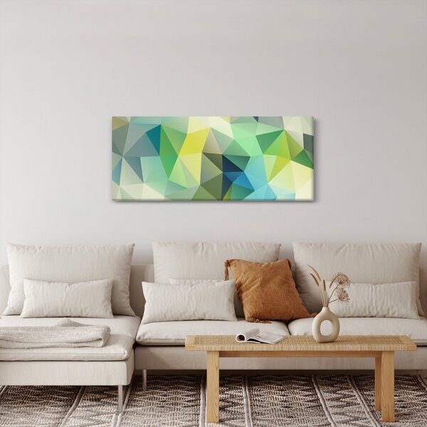Slika geometrijske apstrakcije (120x50 cm)
