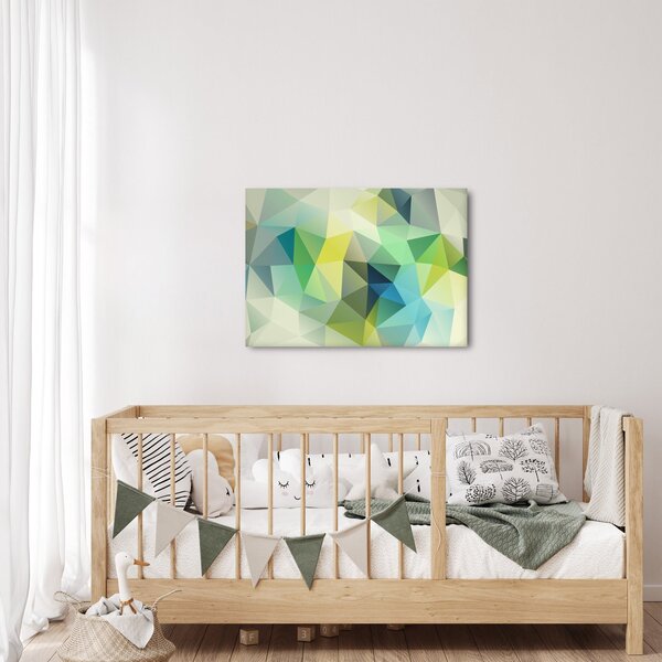 Slika geometrijske apstrakcije (70x50 cm)