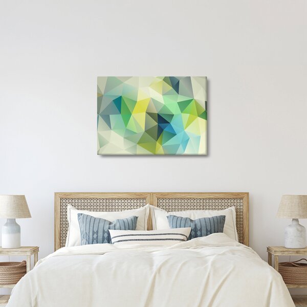 Slika geometrijske apstrakcije (70x50 cm)