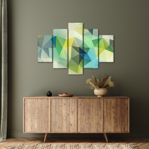 Slika geometrijske apstrakcije (150x105 cm)