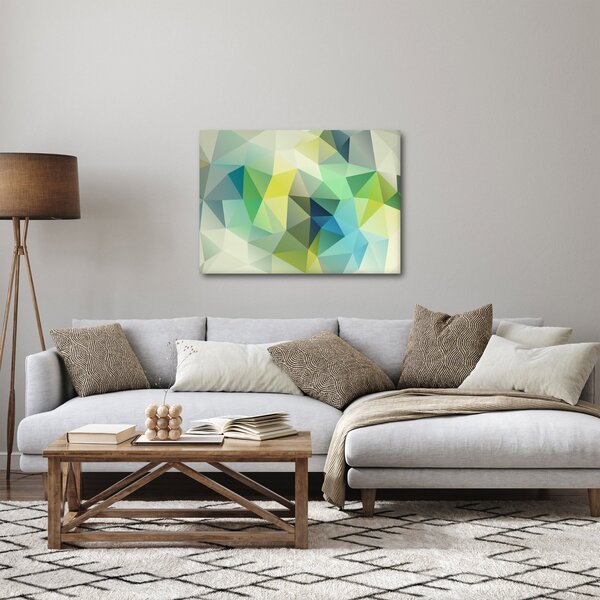 Slika geometrijske apstrakcije (70x50 cm)