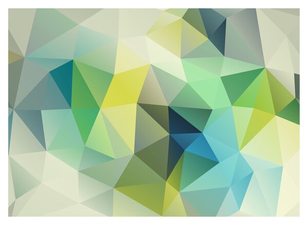 Slika geometrijske apstrakcije (70x50 cm)