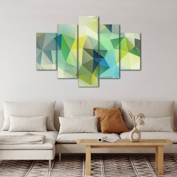 Slika geometrijske apstrakcije (150x105 cm)