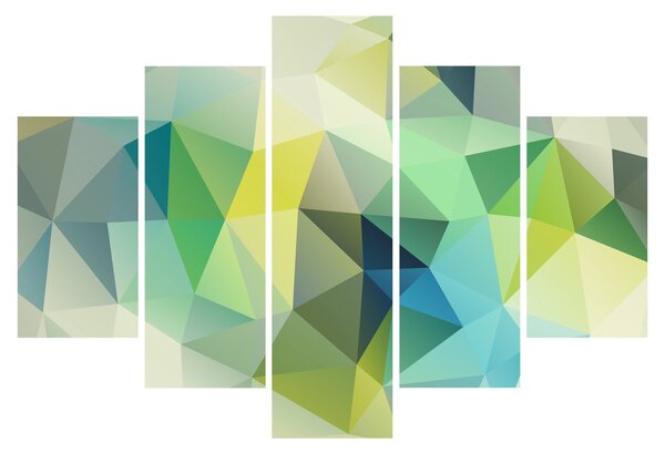 Slika geometrijske apstrakcije (150x105 cm)