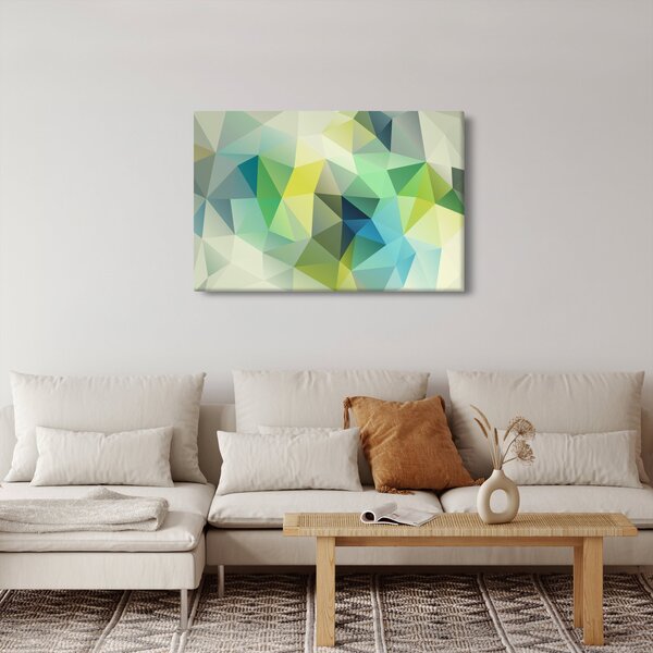 Slika geometrijske apstrakcije (90x60 cm)