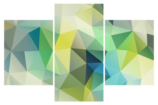 Slika geometrijske apstrakcije (90x60 cm)
