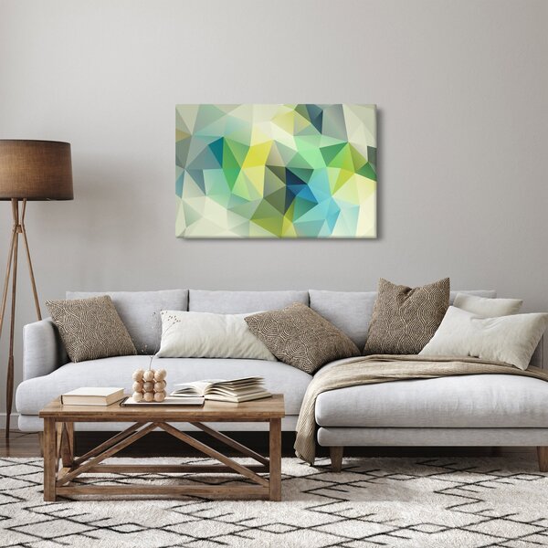Slika geometrijske apstrakcije (90x60 cm)