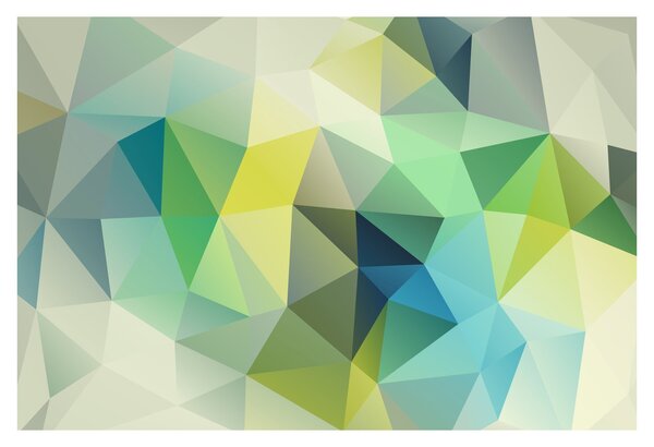 Slika geometrijske apstrakcije (90x60 cm)