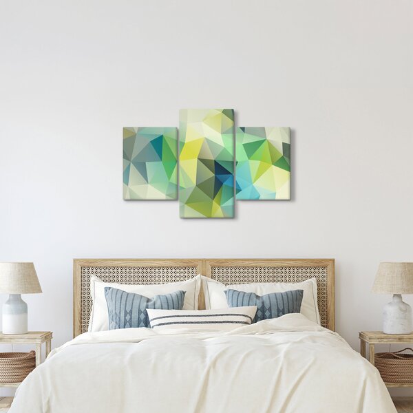 Slika geometrijske apstrakcije (90x60 cm)
