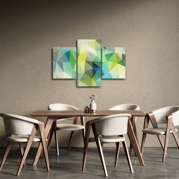 Slika geometrijske apstrakcije (90x60 cm)