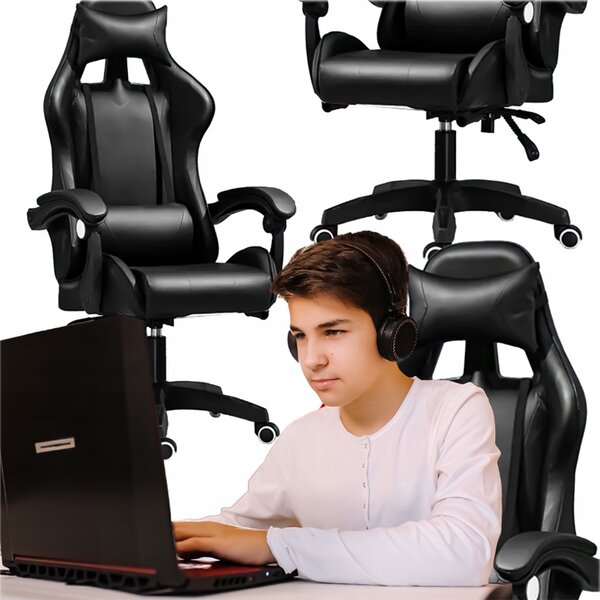 Udobna gaming stolica u crnoj boji