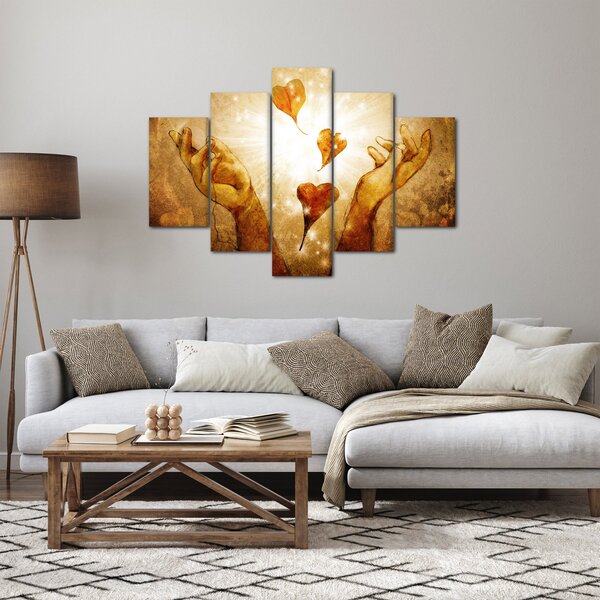 Slika - Naslikane ruke pune ljubavi (150x105 cm)