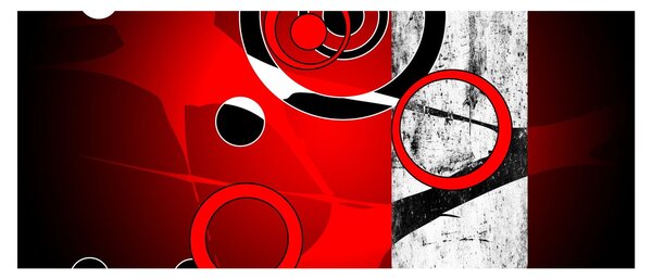 Slika apstrakcije (120x50 cm)