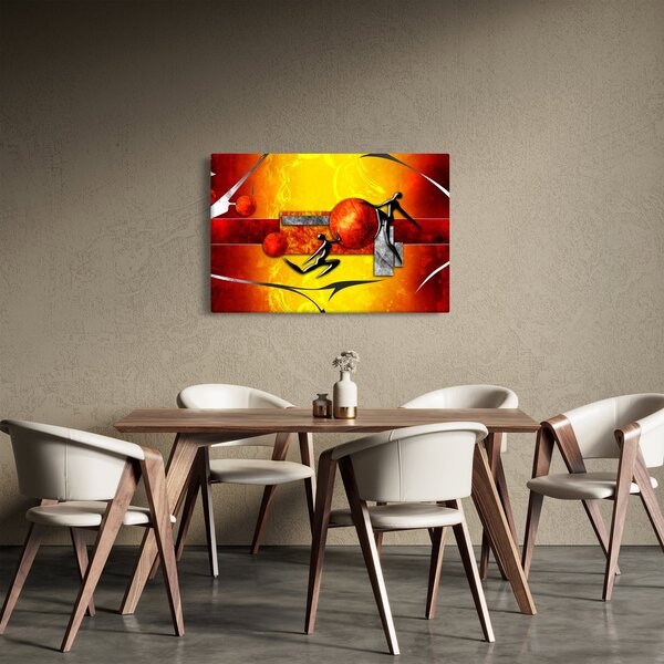 Slika -Naslikan prikaz čovječanstva (90x60 cm)