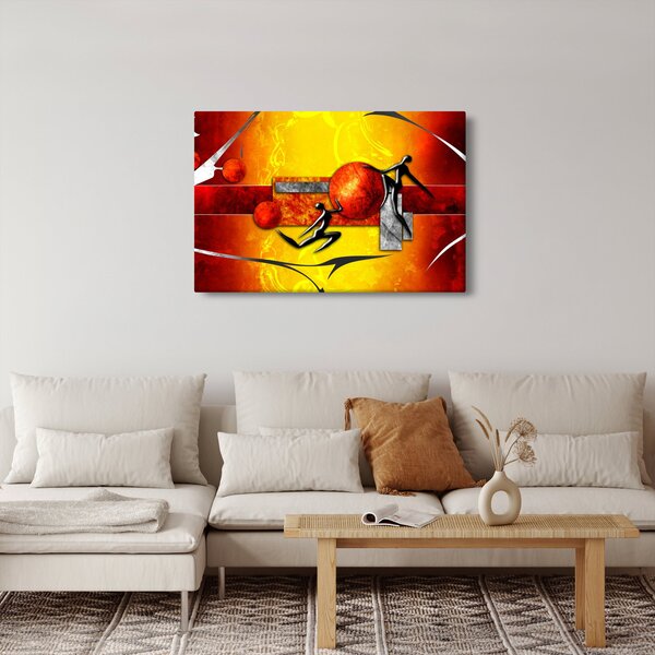 Slika -Naslikan prikaz čovječanstva (90x60 cm)