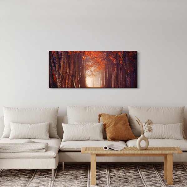 Slika - Jesenska šuma (120x50 cm)