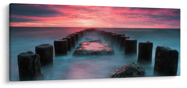 Slika - Stijene u moru (120x50 cm)