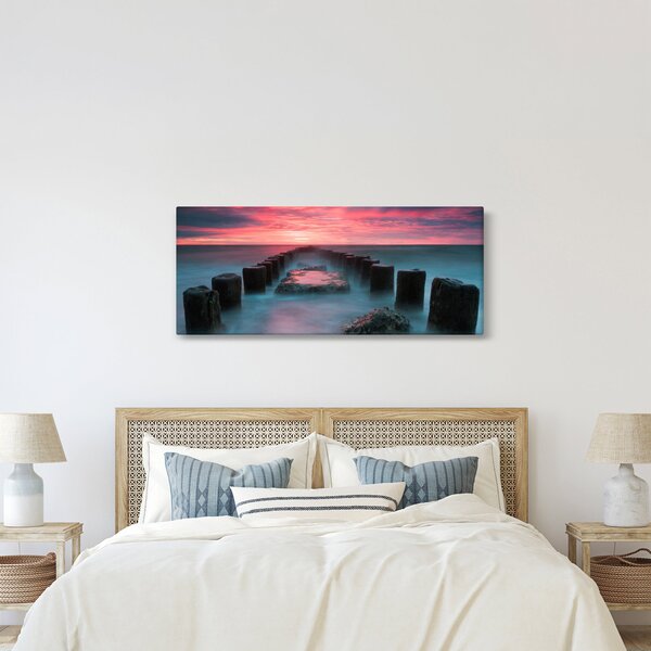 Slika - Stijene u moru (120x50 cm)