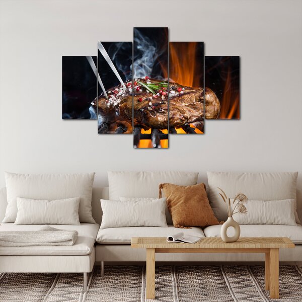 Slika odreska s roštilja (150x105 cm)