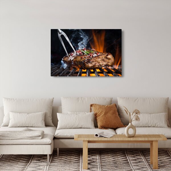 Slika odreska s roštilja (90x60 cm)