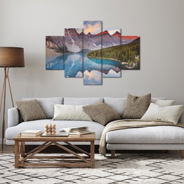 Slika - Planinski kanadski krajolik (150x105 cm)