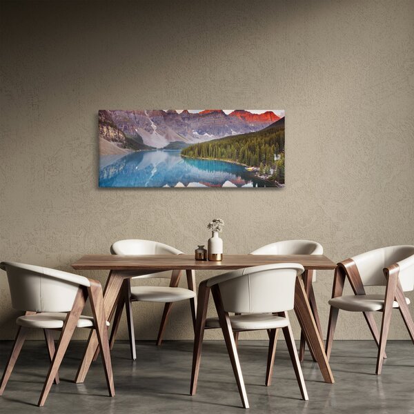 Slika - Planinski kanadski krajolik (120x50 cm)