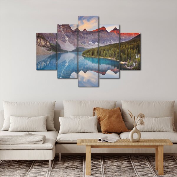 Slika - Planinski kanadski krajolik (150x105 cm)