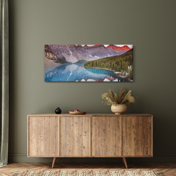 Slika - Planinski kanadski krajolik (120x50 cm)