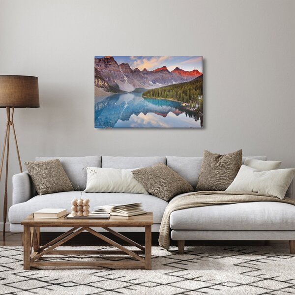 Slika - Planinski kanadski krajolik (90x60 cm)