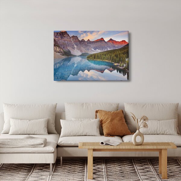 Slika - Planinski kanadski krajolik (90x60 cm)