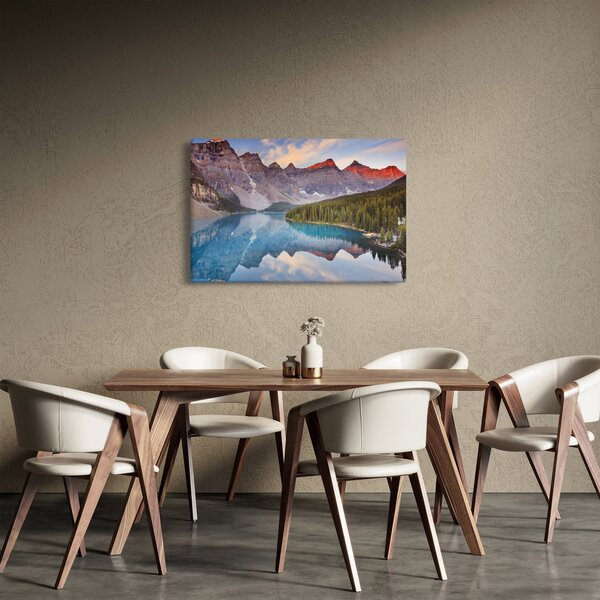 Slika - Planinski kanadski krajolik (90x60 cm)