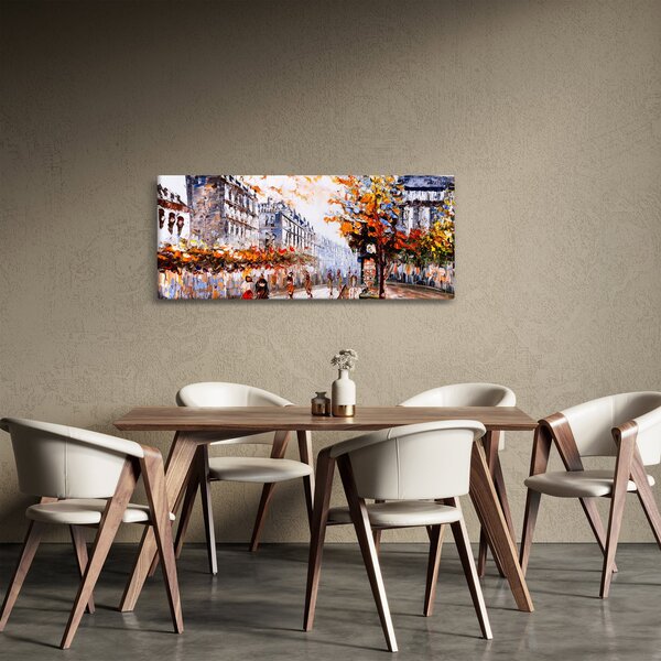 Slika - Gradski život (120x50 cm)