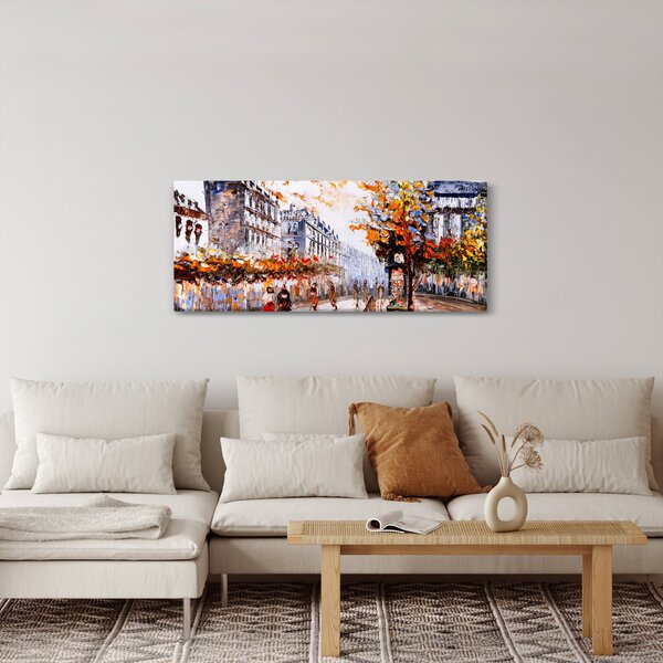 Slika - Gradski život (120x50 cm)