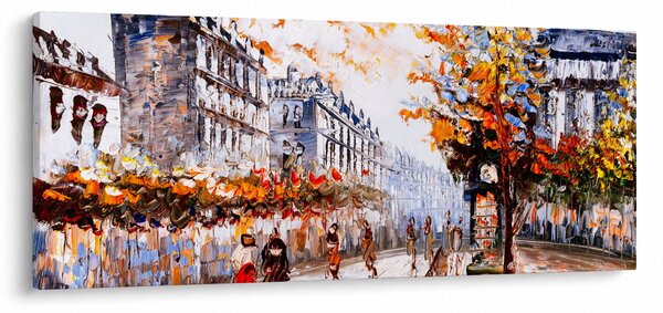 Slika - Gradski život (120x50 cm)