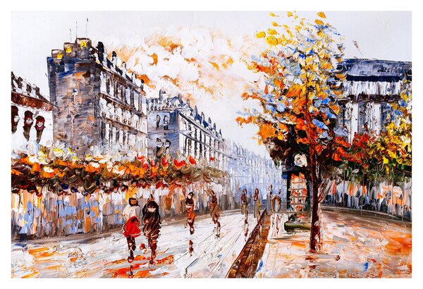 Slika - Gradski život (90x60 cm)