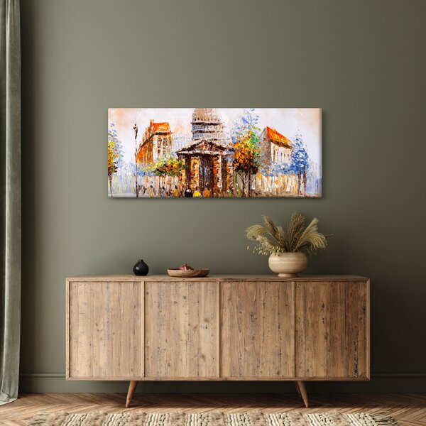 Slika - Naslikani gradski spomenik (120x50 cm)