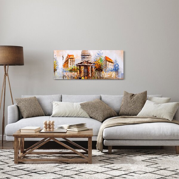 Slika - Naslikani gradski spomenik (120x50 cm)